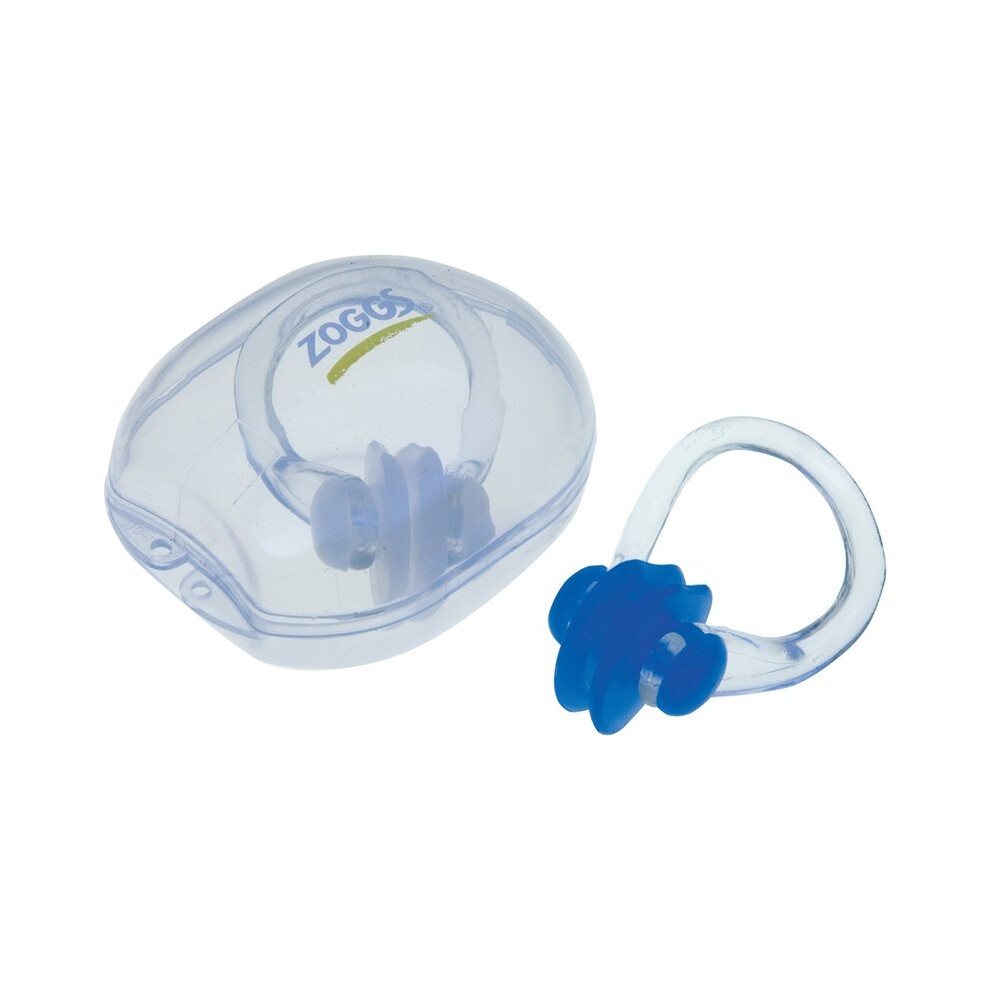 Zoggs Soft Silicone Swim Nose Clip - Swimming Clear -  nose zoggs clip swimming clear