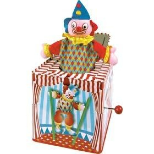 Clown Jack In The Box Toy Tobar Pop New Musical Kids jack box clown tobar pop toy new musical kids