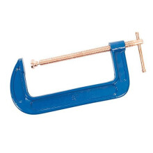 Silverline G-clamp 200mm - Gclamp Vc28 Steel -  silverline 200mm gclamp vc28 steel