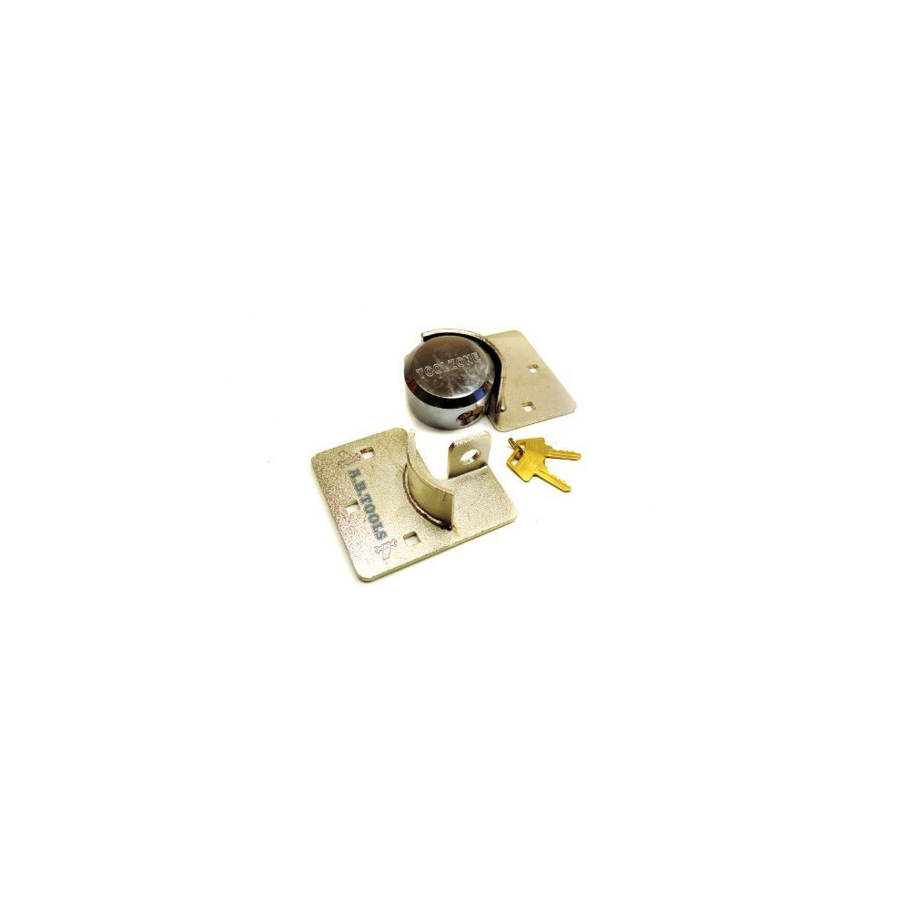 Heavy Duty Padlock And Hasp For Vans, Trucks - Lock Security Set 73mm Van Door -  hasp lock padlock security set heavy duty 73mm van door shed