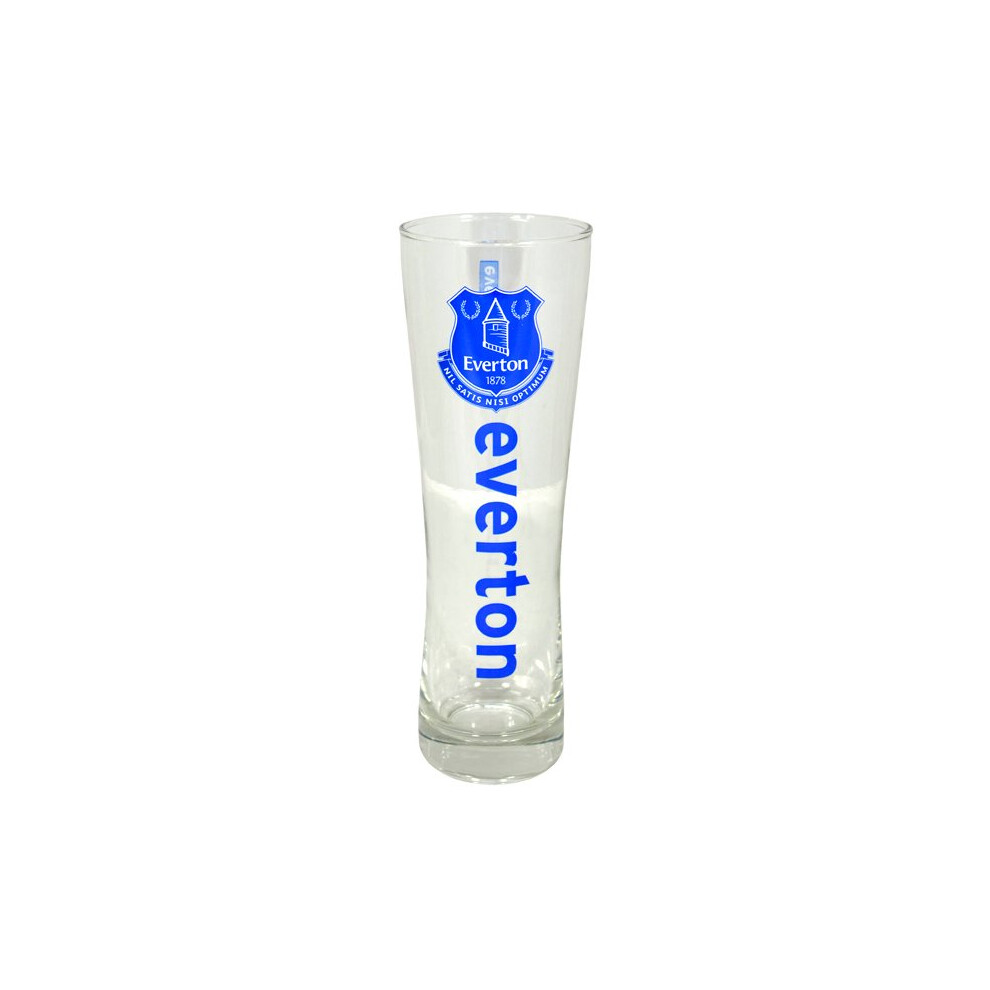 Everton Wordmark Crest Peroni Pint Glass - Tall Beer Football Fc Official Gift - glass everton tall beer football peroni fc official pint gift