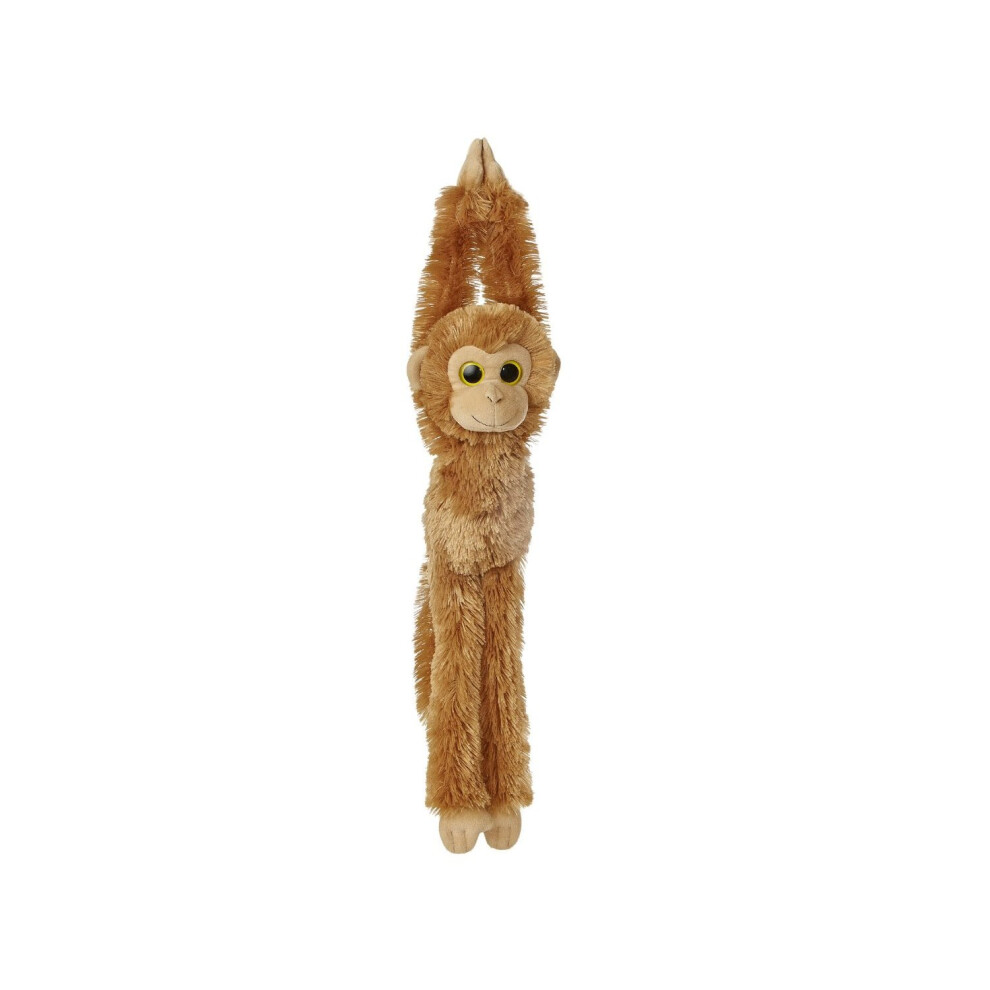 19" Brown Hanging Chimp Soft Toy - 19inch New -  hanging chimp brown 19inch new