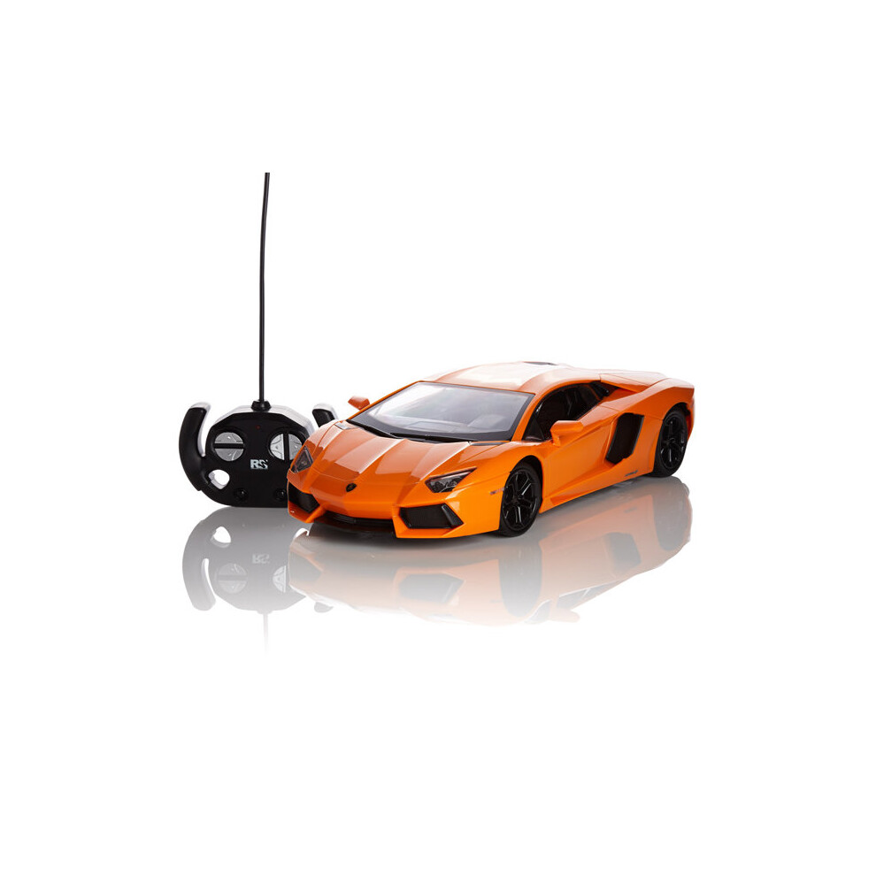 Lamborghini Aventador, Remote/radio Controlled Model Car. 1:24 Scale. In Matt - -  car controlled 124 lamborghini aventador scale remote rc model