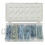 Rolson 500 Piece Cotter Pin Assortment -  pins cotter split hobby diy use 1