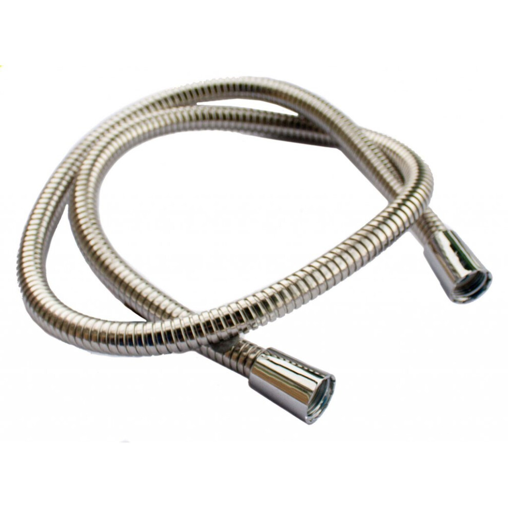 12Mm X 1.25M Chrome Shower Hose - Oracstar Large Bore Stainless Steel 12 125M - Shower Oracstar Hose Large Bore Stainless Steel X 12 125M 11Mm Id 5012706025244