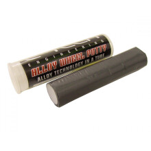 Grey Alloy Wheel Repair Putty - E-tech Allow Hardening Filler 10cm Tube - E-tech Grey Allow Wheel Repair Hardening Putty Filler 10cm Tube