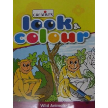 Creative Books Look N Colour Wild Animals 2 - Cre0567 -  cre0567 creative books look n colour wild animals 2