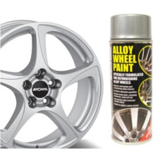 Metallic Silver E-tech Alloy Wheel Paint Chip Resistant Wheel Refurb -