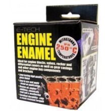 E-tech - Silver - Car / Bike Engine Enamel Paint - 250ml -