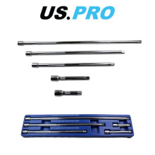 US PRO 5pc 1/2 dr Extra Long Extension Bar Set 4028