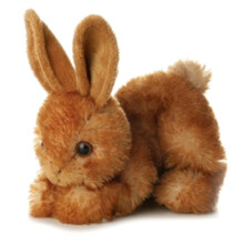 8" Brown Mini Flopsie Bitty Bunny Soft Toy - Aurora Teddy Rabbit 8inch - flopsie aurora bitty bunny soft teddy mini rabbit 8inch toy babychild 15cm