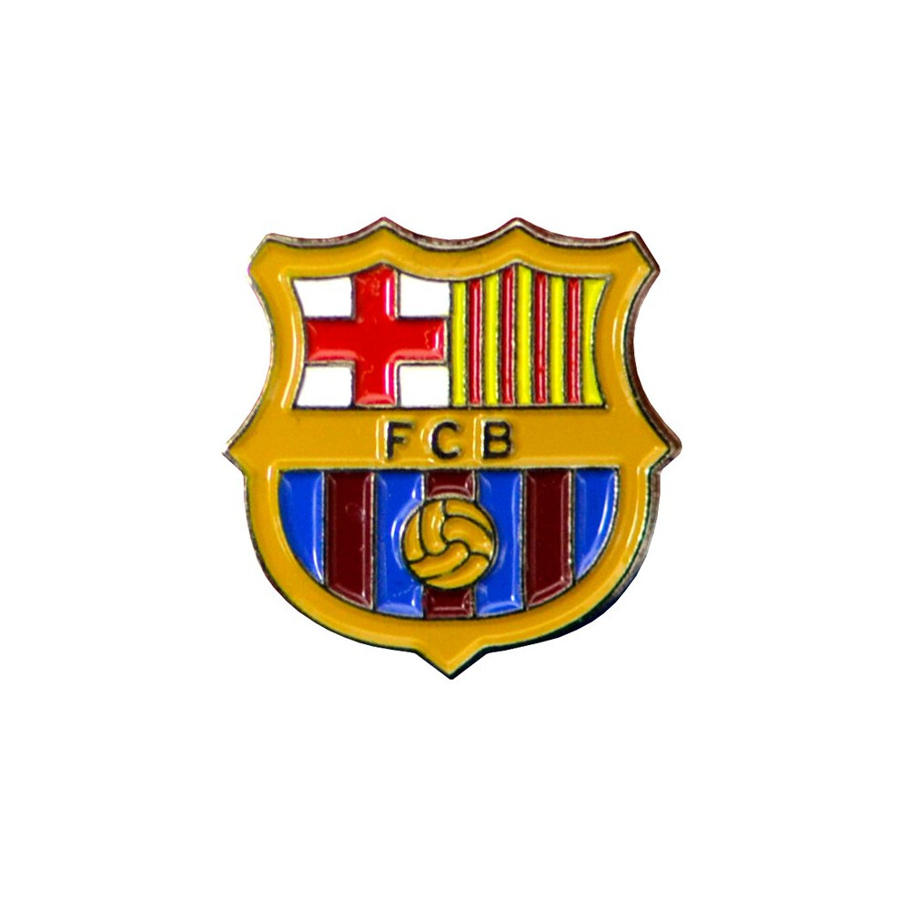 Barcelona Crest Pin Badge - Fc Official Football Free Pp -  barcelona fc badge crest official football free pp pin