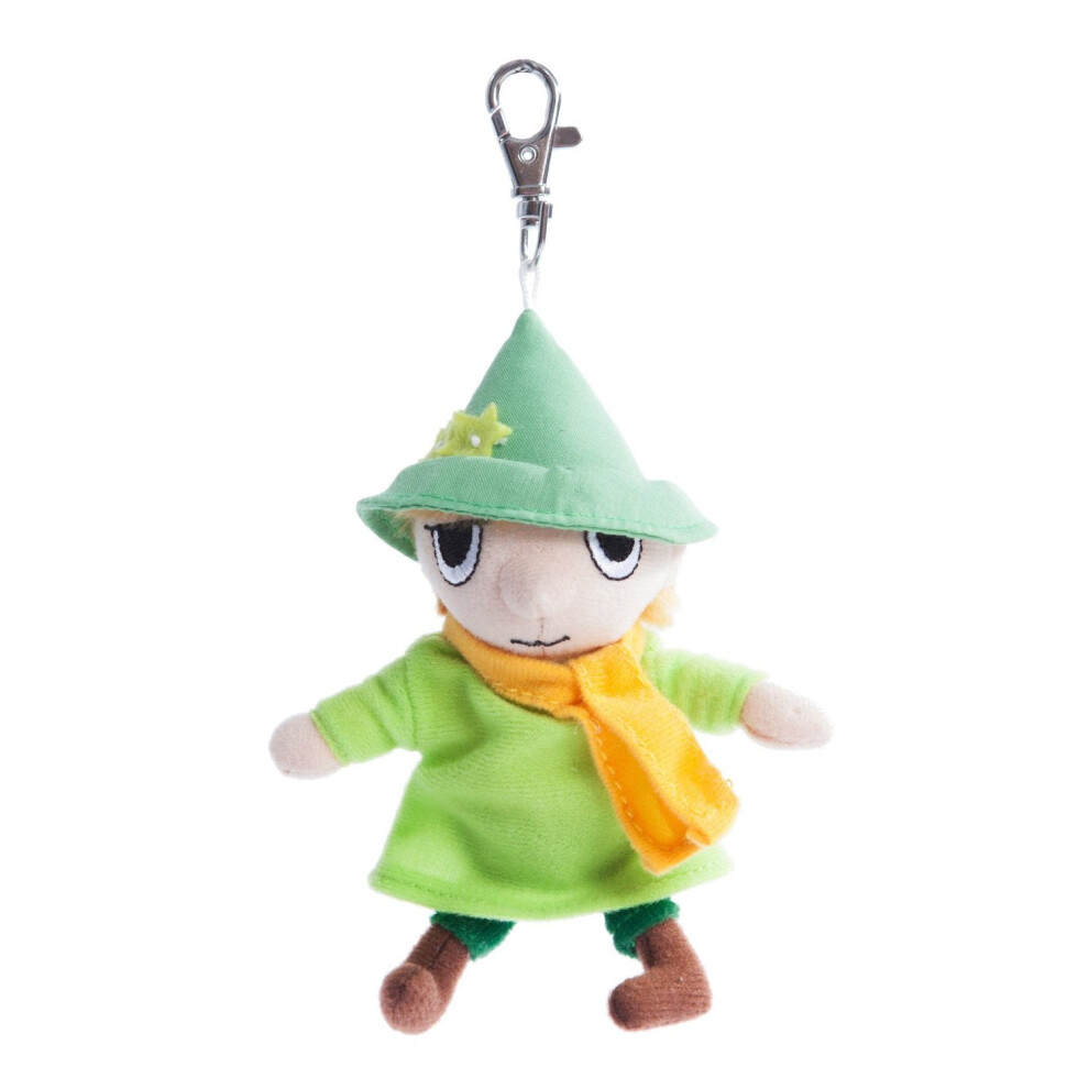 Aurora World 4" Moomin Snufkin Key Clip - Key Plush 4 Cuddly Toy Aurora Soft Moomins Brand - Snufkin Keyclip Plush Moomin 4 Cuddly Toy Aurora Soft Moomins Brand