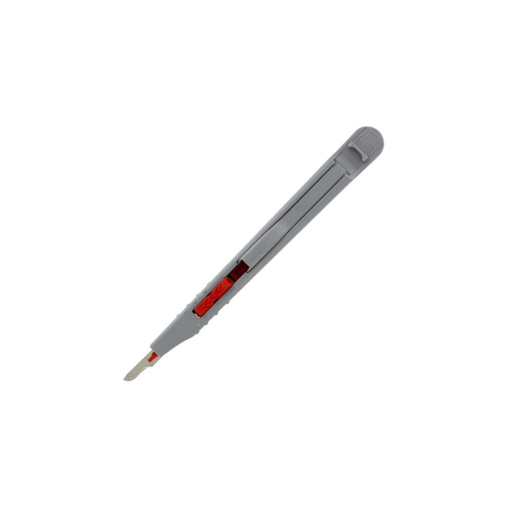 Creative Models Red No. 15 Retractable Safety Knife - No. Modelcraft - Model Arts Crafts Hobby - No. 15 Modelcraft - Retractable Safety Knife Model Arts Crafts
