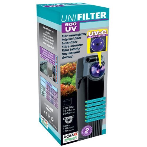 Aquael Internal Aquarium Unifilter UV Filter 500 (200 litre) 1