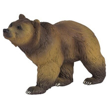 Brinquedo de pelúcia - PAPO - Urso dos Pirenéus - 13 cm X 10 cm - Para menino de 3 anos ou mais