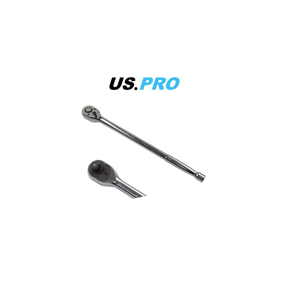 US PRO Extra Long 380mm 1/2 DR 72T Quick release Ratchet 4148