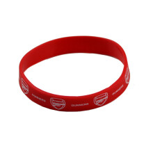 Official Arsenal Fc Red Silicone Wristband - Rubber Gift New Football -  arsenal wristband silicone fc official rubber gift new football