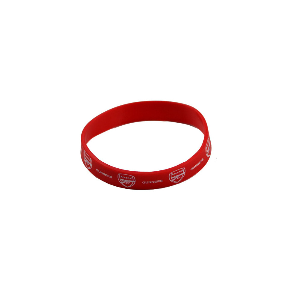 Official Arsenal Fc Red Silicone Wristband - Rubber Gift New Football -  arsenal wristband silicone fc official rubber gift new football