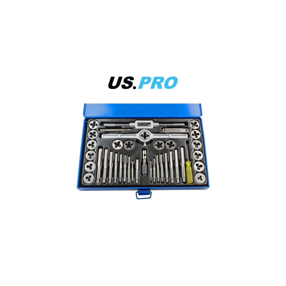 US PRO 40pc SAE / Imperial Tap And Die Set 2626