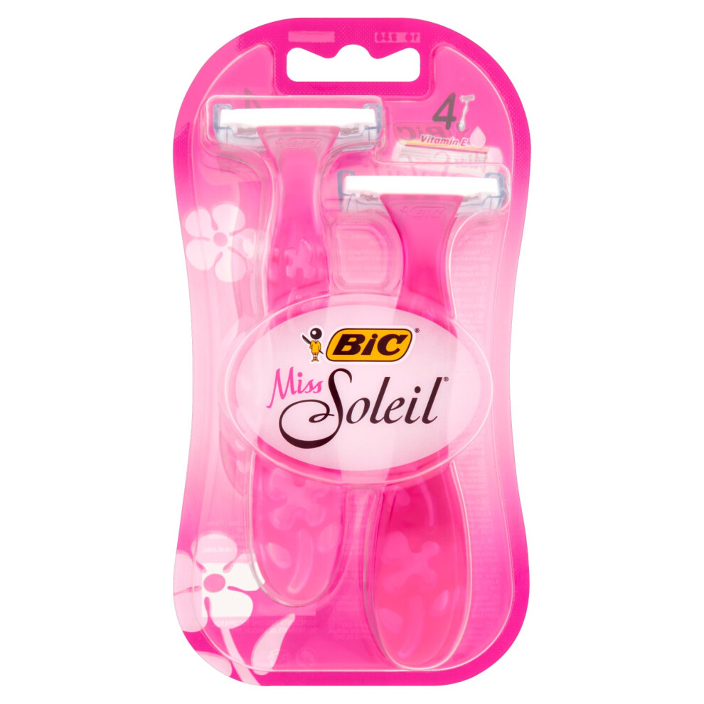 Bic Miss Soleil Triple Blade Razor - 4 Pack