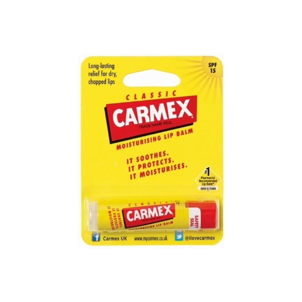 Carmex Classic Moisturising Lip Balm 10G