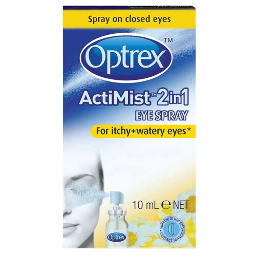 Optrex Actimist 2in1 Eye Spray For Itchy And Watery Eyes 10ml On Onbuy 9649