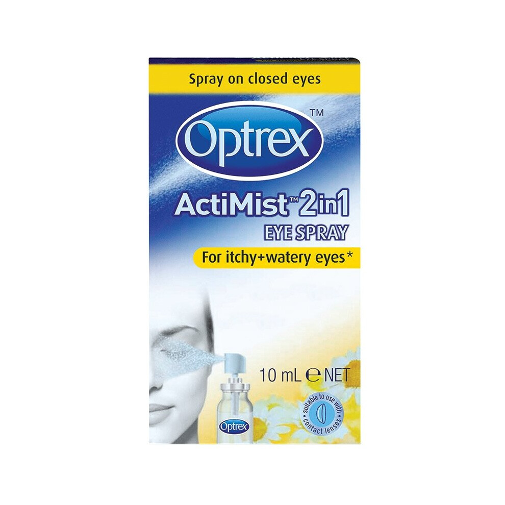 Optrex ActiMist 2in1 Eye Spray For Itchy & Watery Eyes 10ml