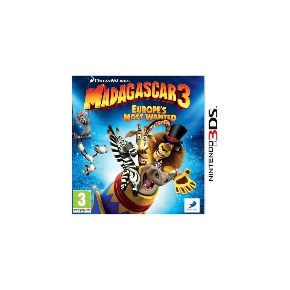 Bandai Madagascar 3 (Nintendo 3Ds)