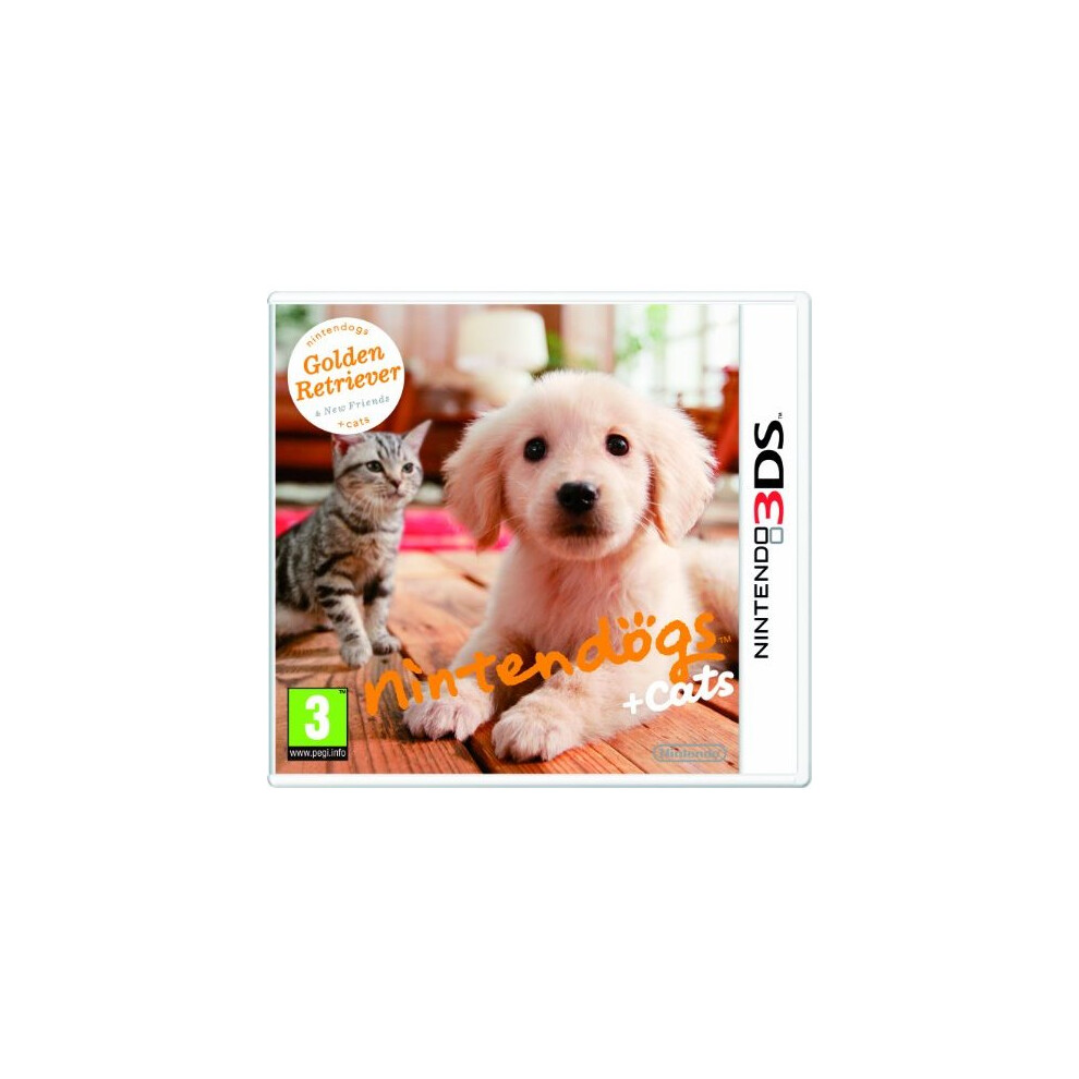 Nintendogs + Cats - Retriever + New Friends (Nintendo 3Ds) Golden 885934732049