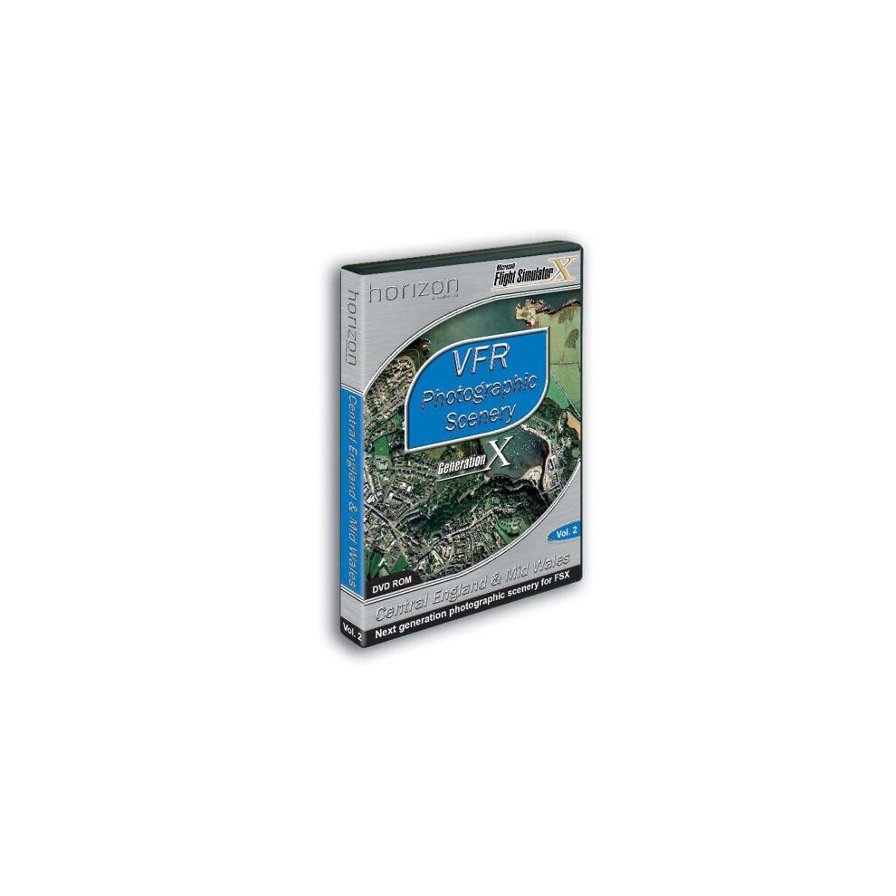 Vfr Photographic Scenery 2: Central England & Mid Wales Add-On For Fsx (Pc Dvd) 5060096100133