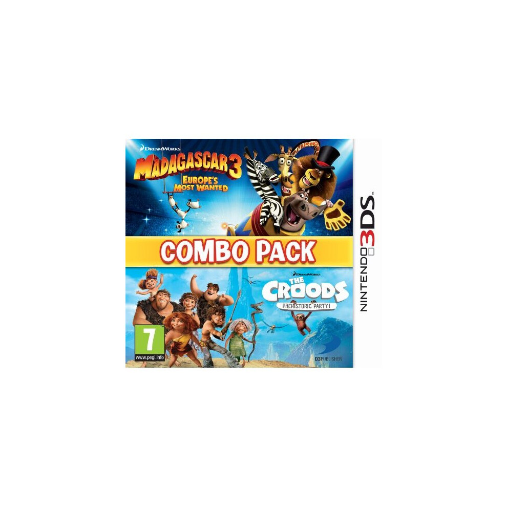 Madagascar 3/The Croods Double Pack (Nintendo 3DS)