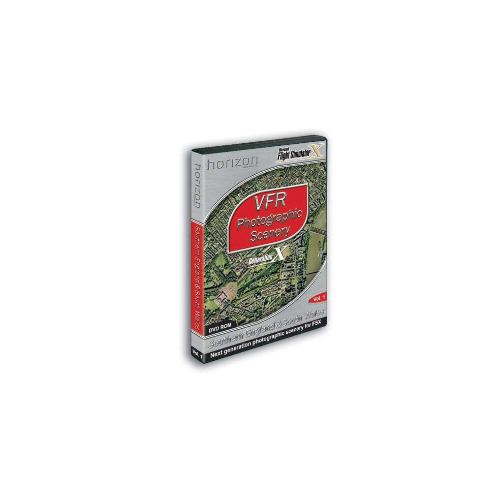 Vfr Photographic Scenery: Southern England & South Wales Add-On For Fsx (Pc Dvd) 5060096100126