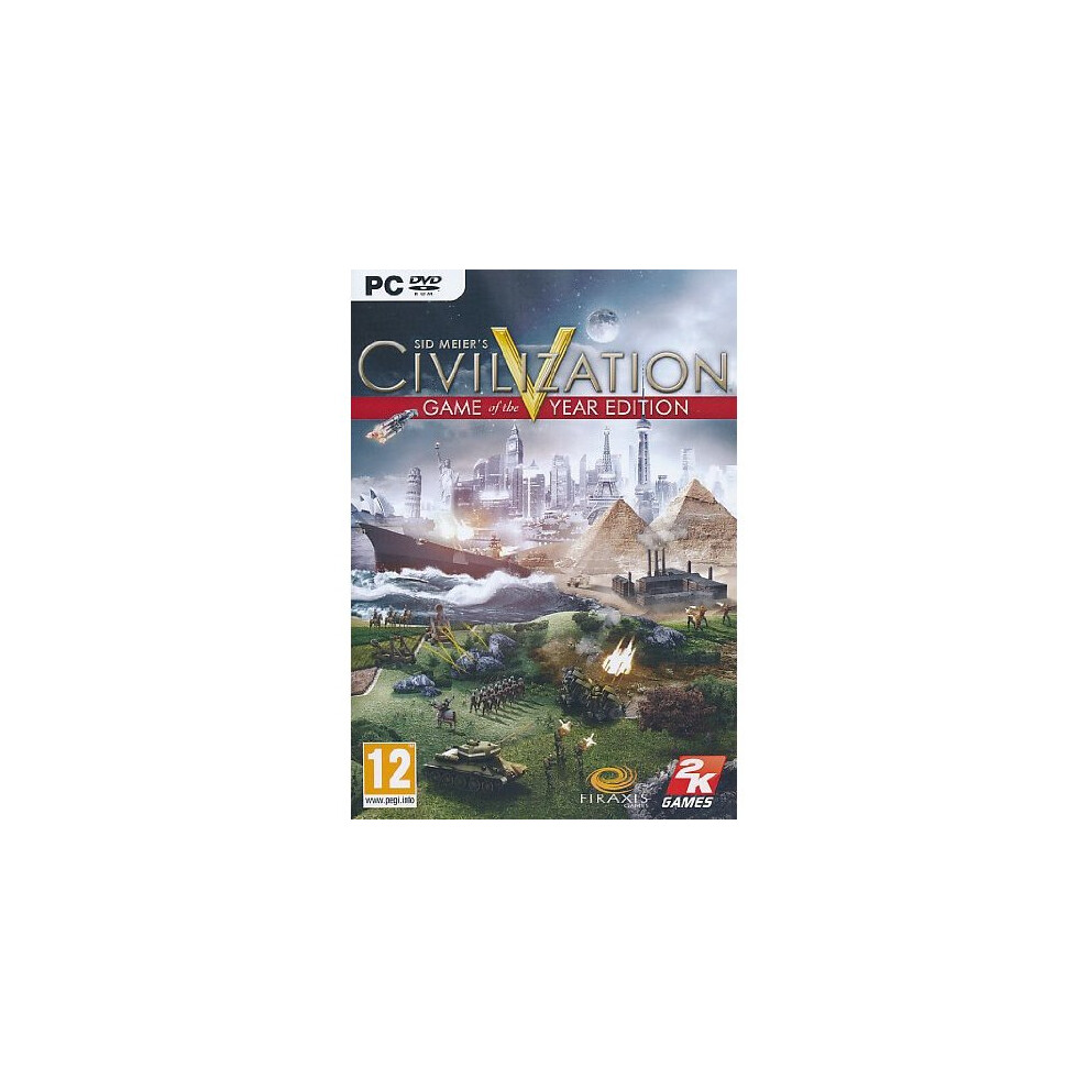 Civilization 5 Game Of The Year Edition (Pc Dvd) 5026555057912