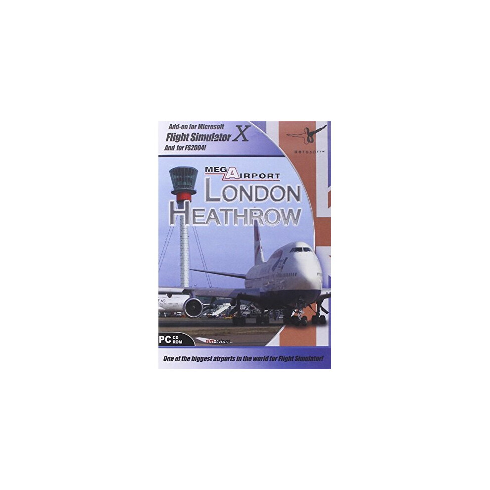 Mega Airport: London Heathrow Add-On For Fs 2004/Fsx (Pc Cd) 4015918102278