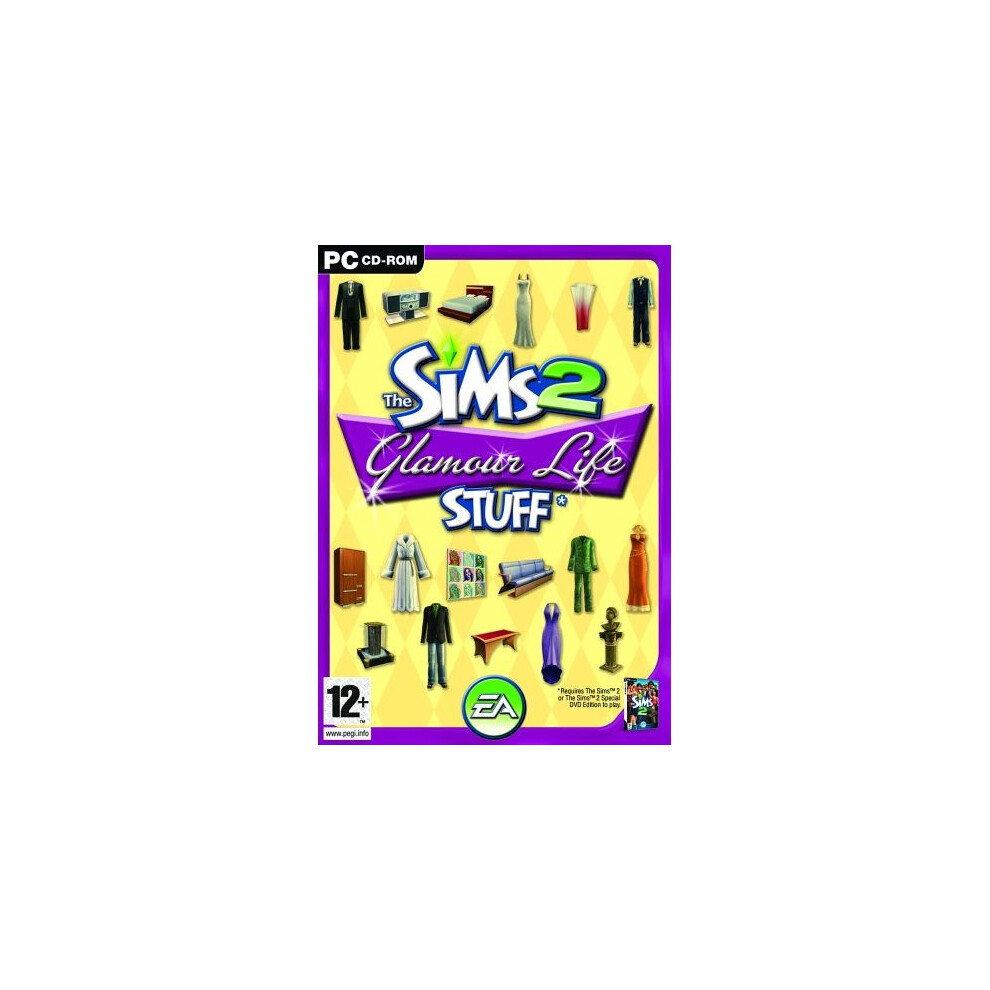 The Sims 2: Glamour Life Stuff (PC CD)