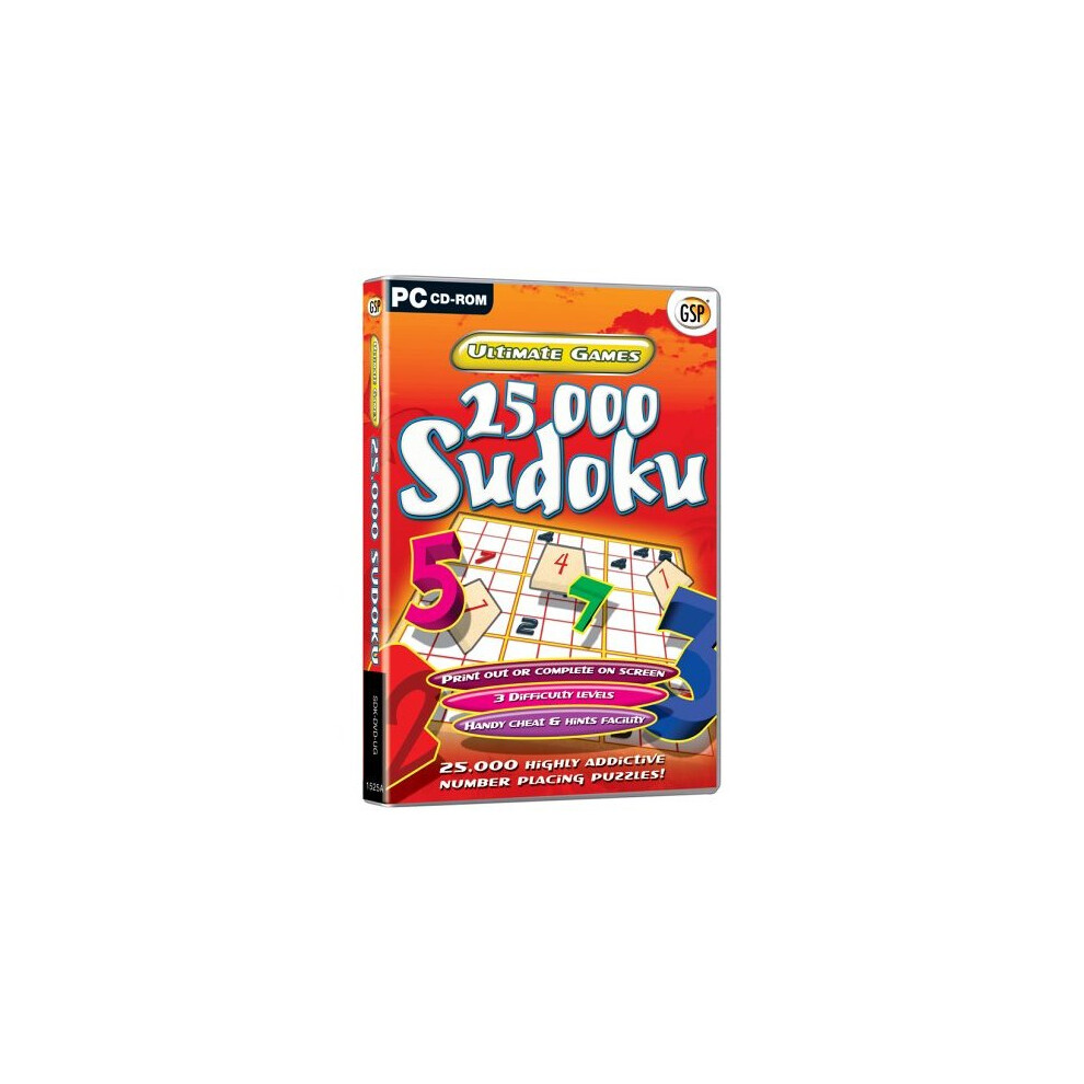 Ultimate Games - 25000 Sudoku (Pc Cd) 5016488113281