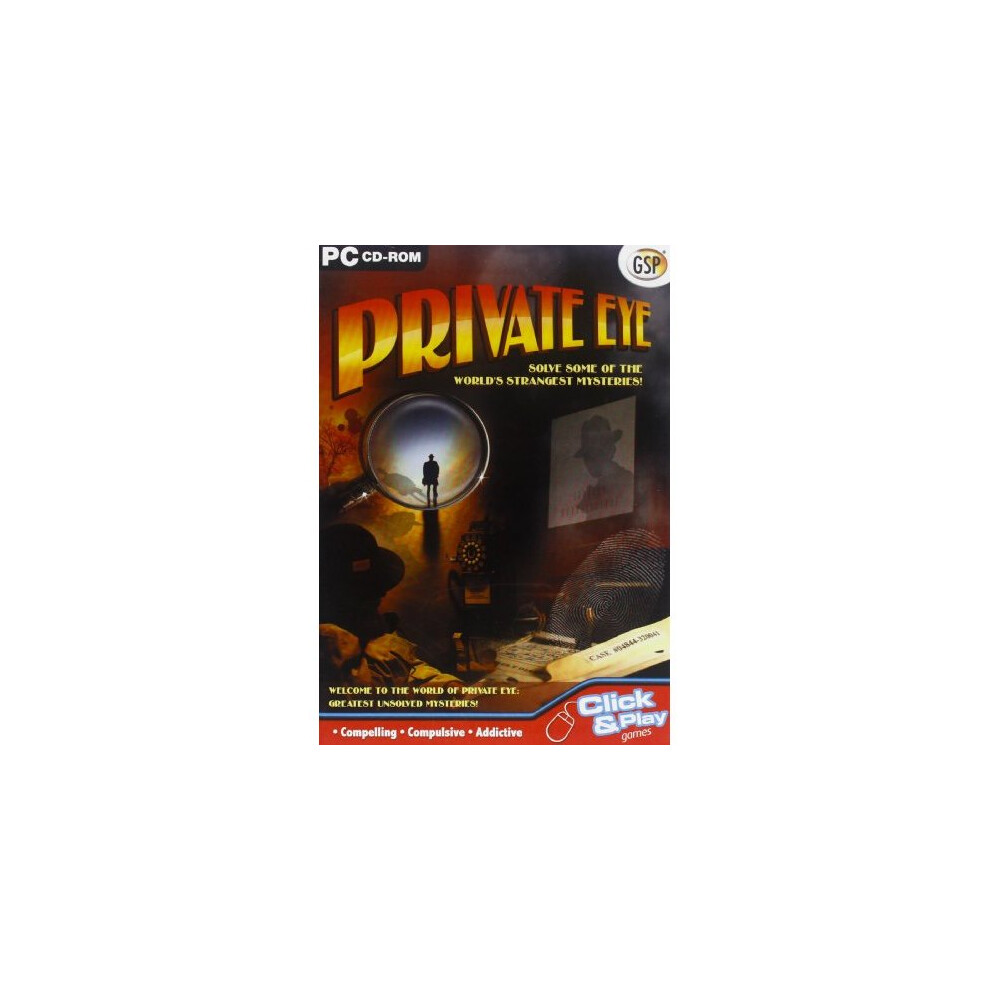 Private Eye Great Unsolved Mysteries (Pc Cd) 5016488119818
