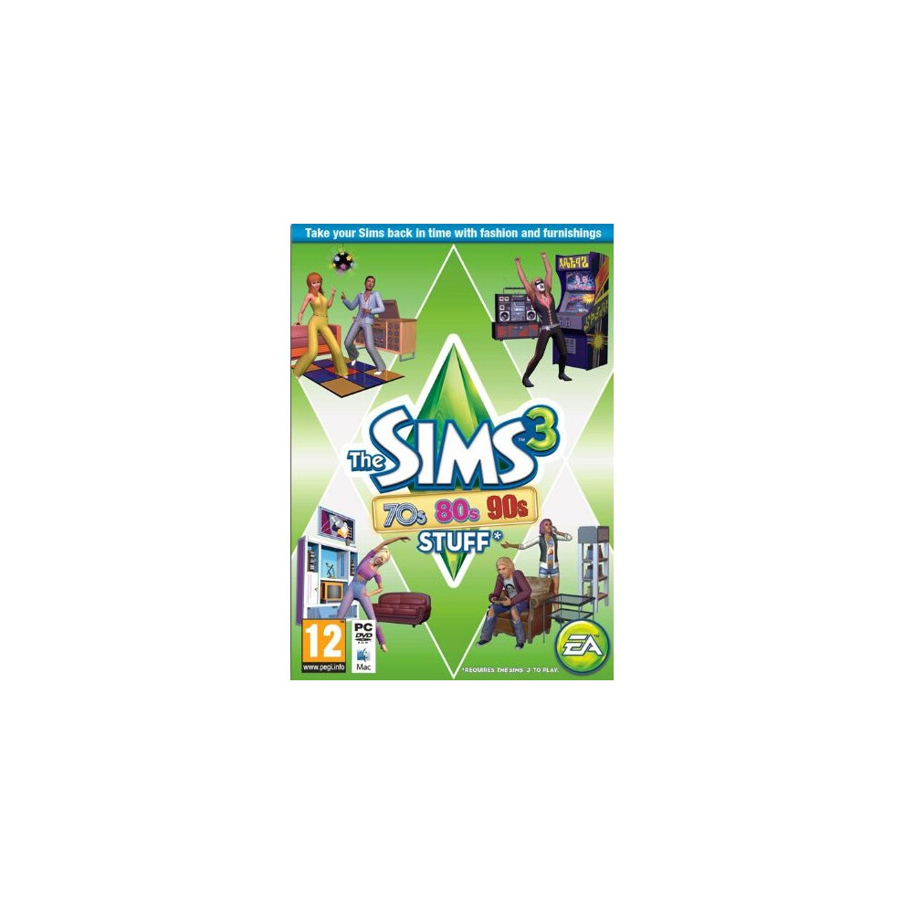 The Sims 3: 70s  80s and 90s Stuff (PC DVD)