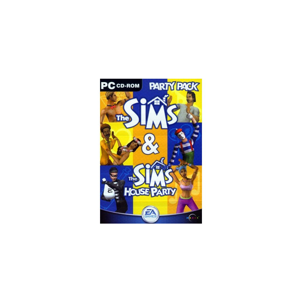 The Sims: Party Pack (The Sims & The Sims House Party) (PC CD)-image-OPC-PCKTPH-NEW