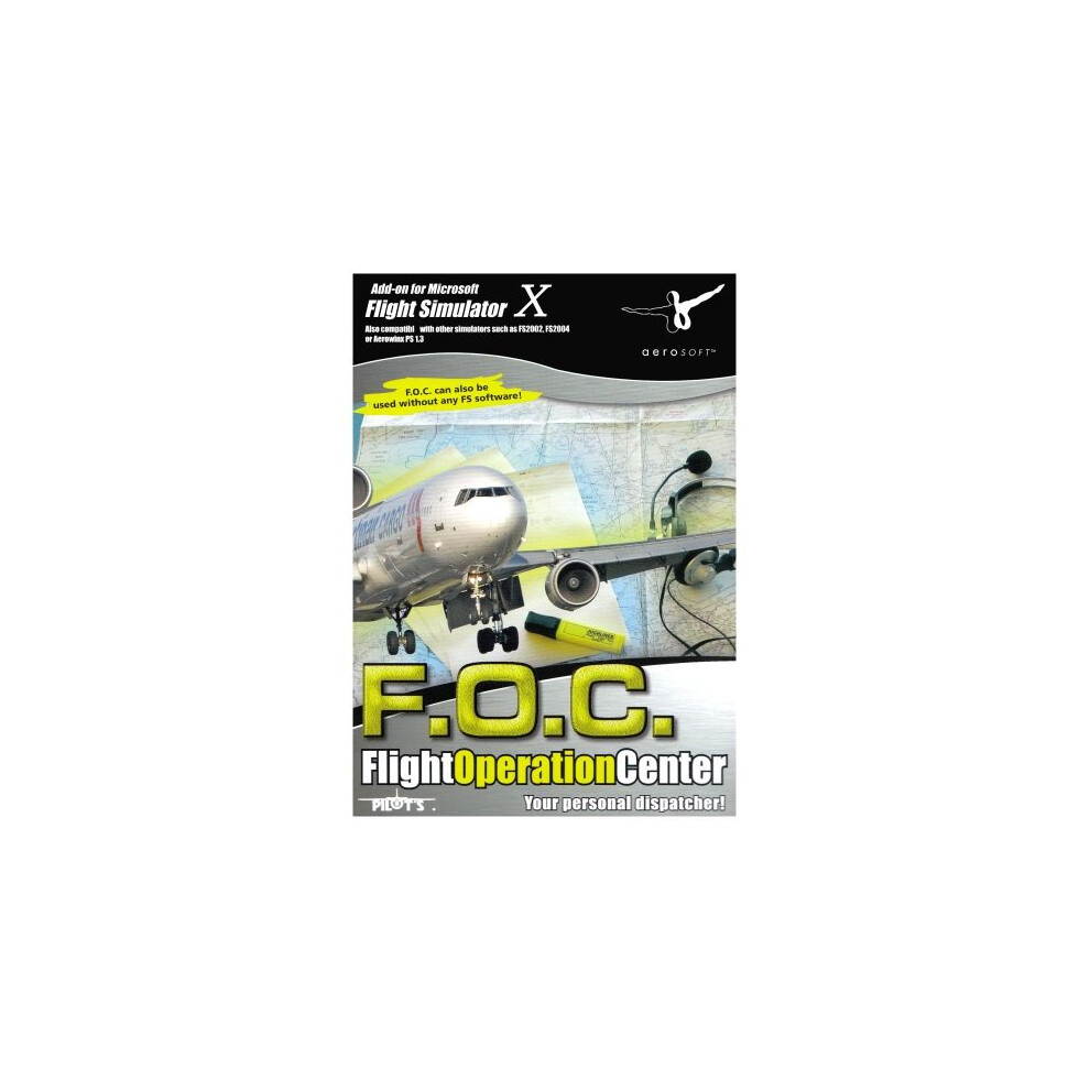 Flight Operation Centre Add-On For Fs 2004/Fsx (Pc Cd) 4015918104500