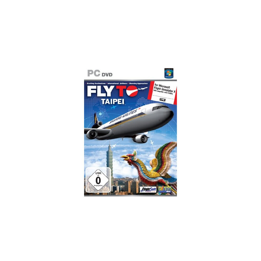 Fly To Taipei Add-On For Fs 2004 And Fsx (Pc Dvd) 5055377601065