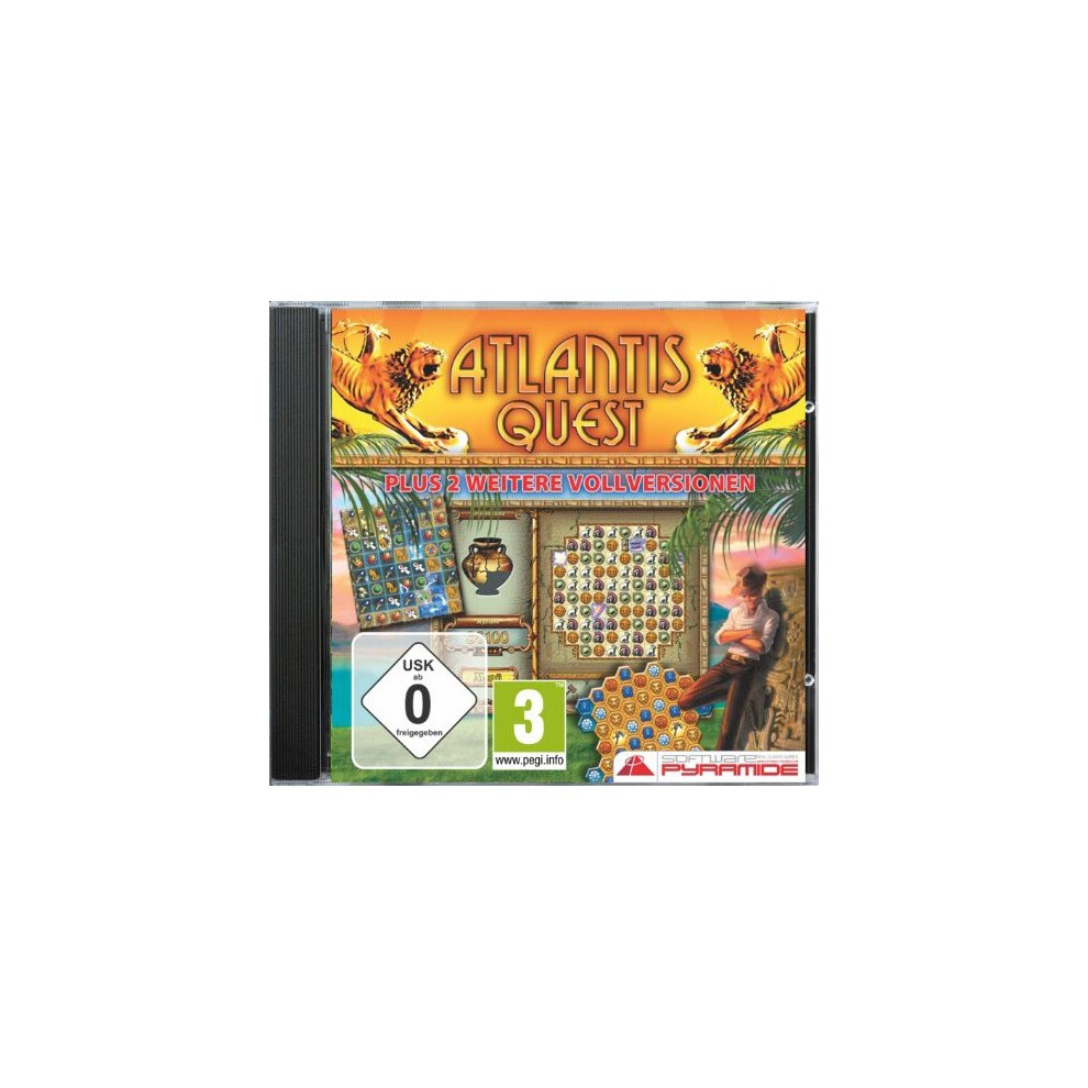 Software Pyramide Atlantis Quest - Video Games (Pentium Iii 800 Mhz Pc Puzzle Deu Cd-Rom) 4012160311441