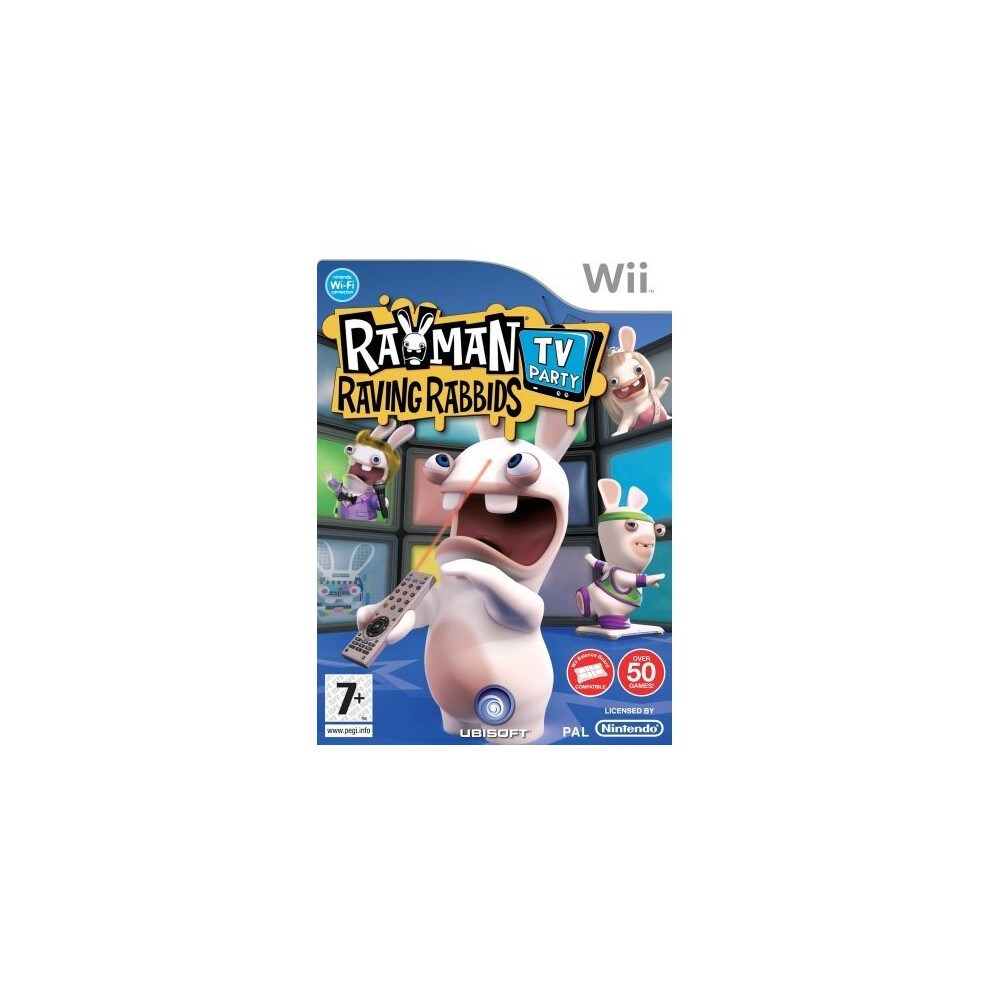 Nintendo Rayman Raving Rabbids Tv Party