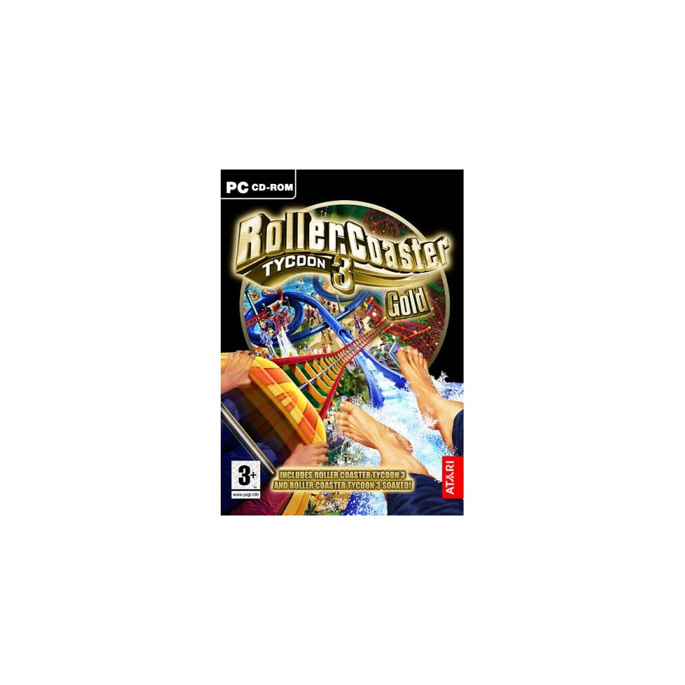 Rollercoaster Tycoon 3: Gold Edition (PC CD)