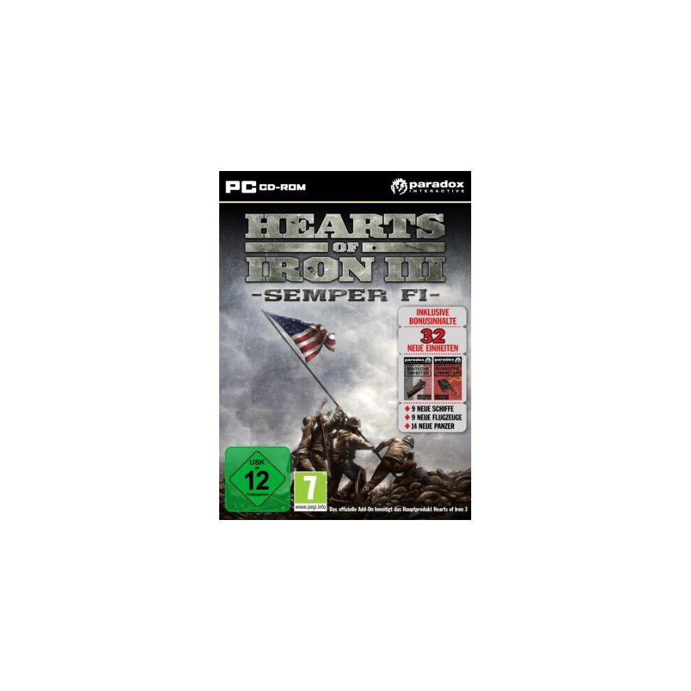 Hearts Of Iron 3 - Semper Fi (Add On) Pc [Import Germany] 7350042841189