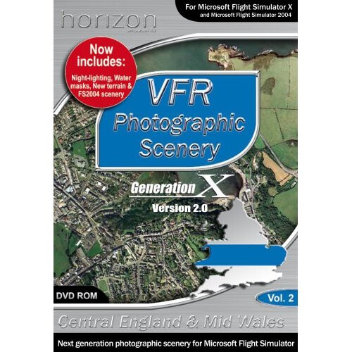 VFR Photo Scenery 2 : Version 2 (C Eng and Mid Wales) (PC CD)