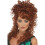 Smiffy's Women's curly red wig 1