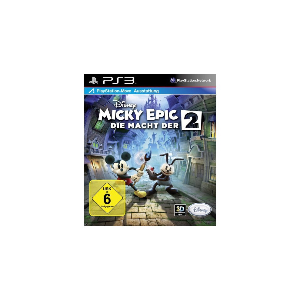 Disney Micky Epic Die Macht der 2  PS3 - video games (PS3  PlayStation 3  Action / Adventure  E (Ev