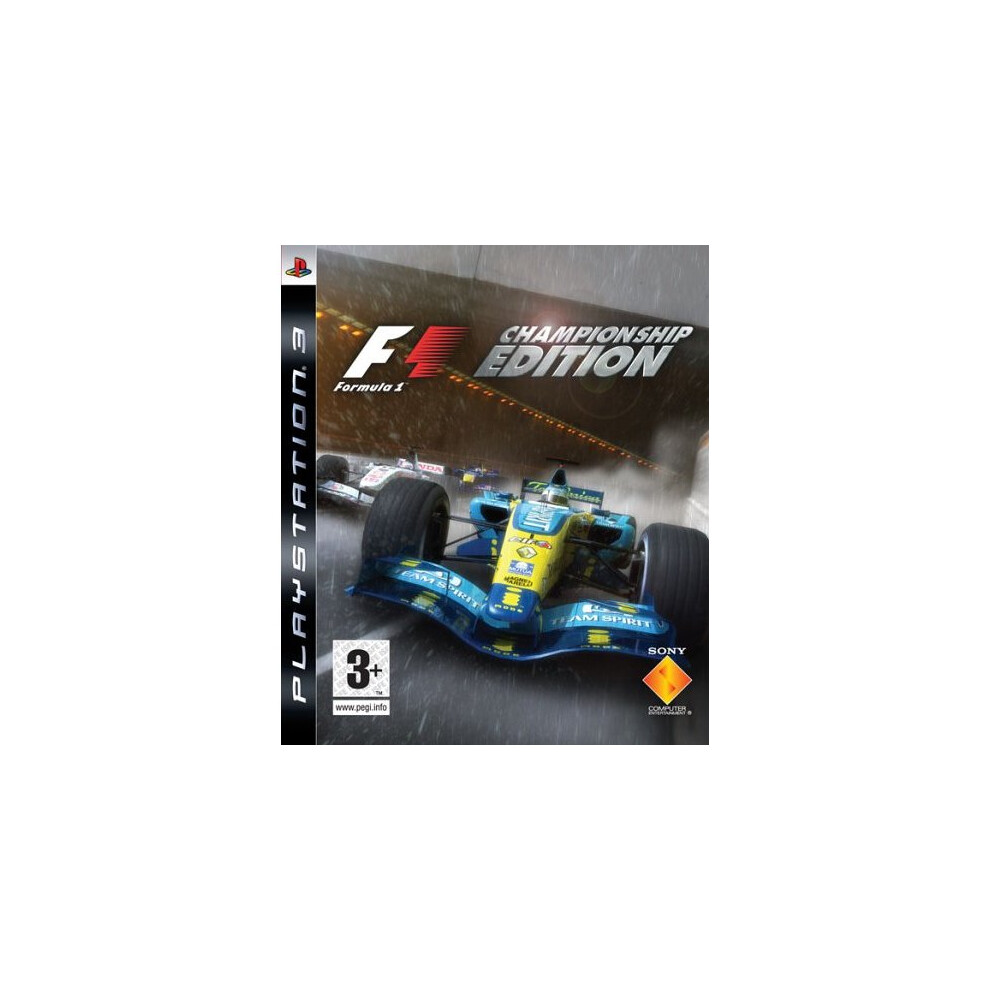Formula One Championship Edition (Ps3) 5050053015556